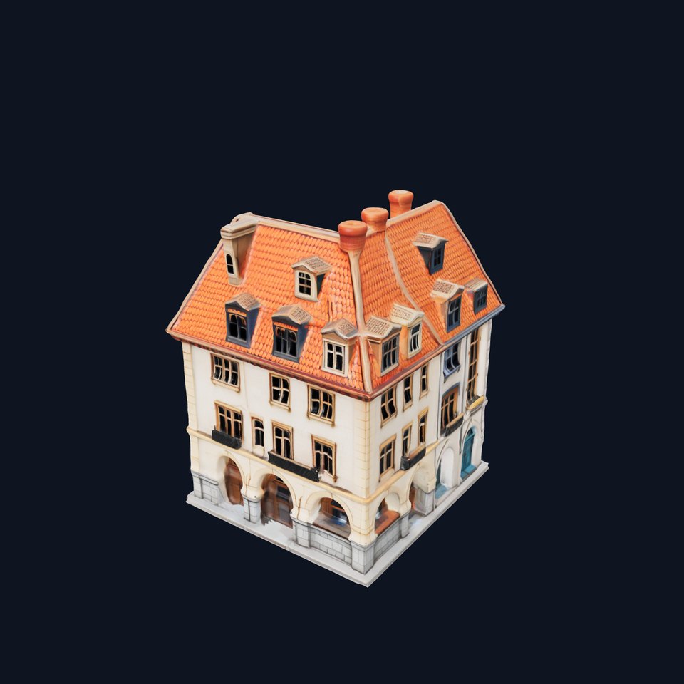 Charming Vintage Building model pack
